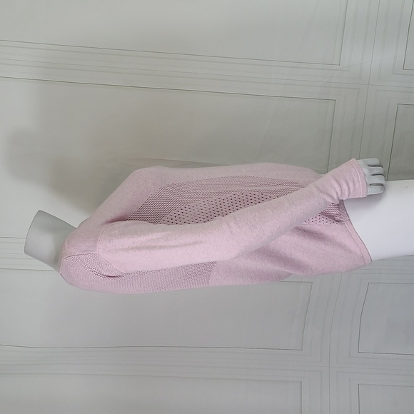 Lululemon Still Movement SZ 6 Sweater Light PinkThumb Holes SEE MEASUREMENTS - Picture 6 of 8